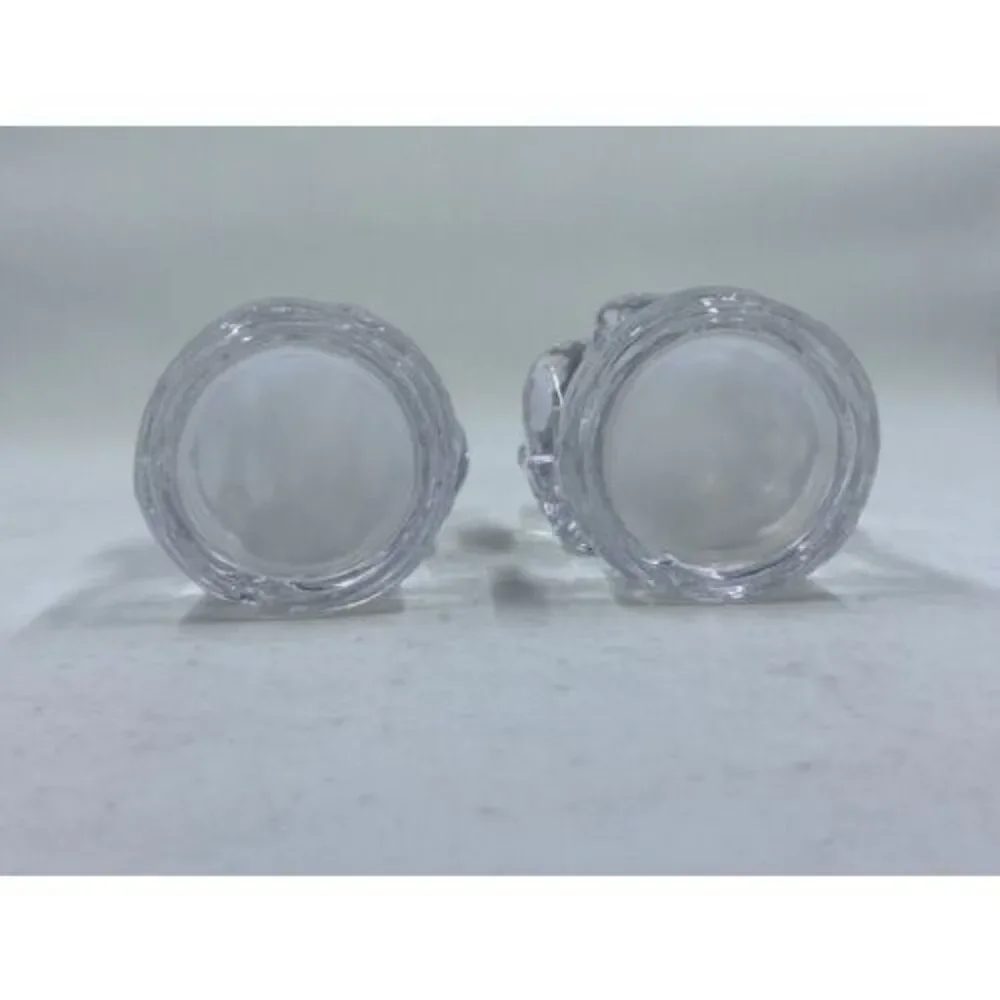 Crystal Santa clause salt and pepper shakers - Gorham - made in Germany